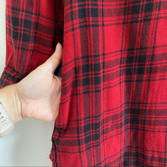 Madewell Latitude Buffalo Check Flannel Shirtdress - Picture 6 of 16